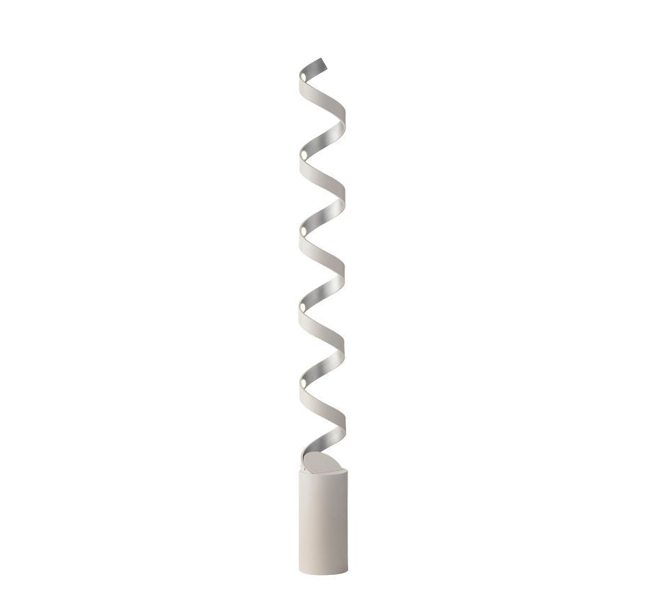 Piantana LED spirale in alluminio bianco-argento o nero-oro 30W 1700LM 3000-4000°k HELIX-PT10 Piantana LED spirale in alluminio bianco-argento o nero-oro 30W 1700LM 3000-4000°k HELIX-PT10